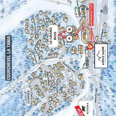 Skis Aux Pieds, 6 Pers, 2 Pieces Cabine, Balcon, La Tania - Fr-1-182a-7 * Courchevel